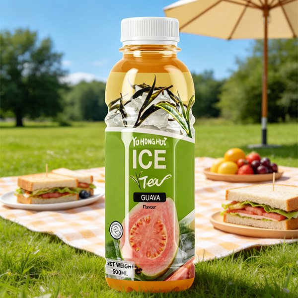 500ml PET Bottle Guava Iced Black Tea (4168)