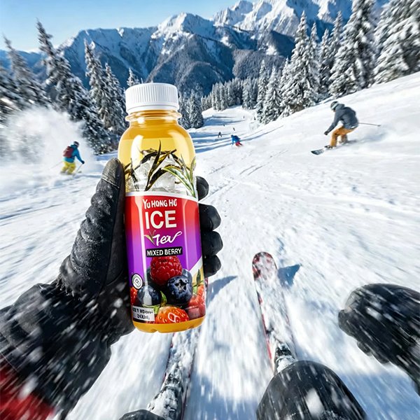 500ml PET Bottle Mixed Berry Iced Black Tea (4122)