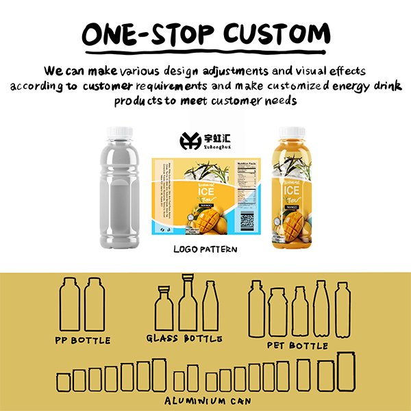 500ml PET Bottle Mango Iced Black Tea (4145)