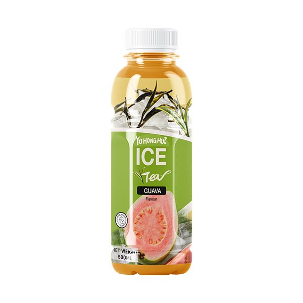 500ml PET Bottle Guava Iced Black Tea