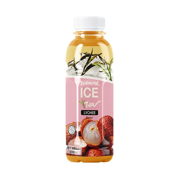 500ml PET Bottle Lychee Iced Black Tea
