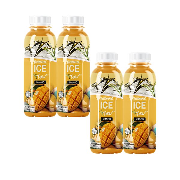 500ml PET Bottle Mango Iced Black Tea (4148)