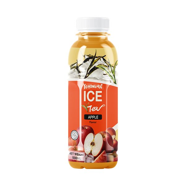 500ml PET Bottle Apple Iced Black Tea