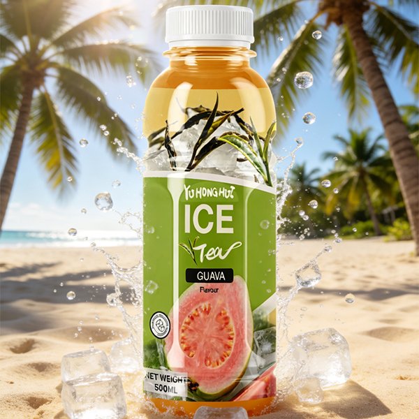 500ml PET Bottle Guava Iced Black Tea (4169)
