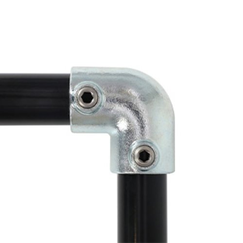 125R Galvanized Safety Rail Fittings 90 Degree Elbow