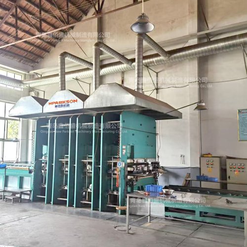 Plate heat exchanger sealing ring vulcanizing machine