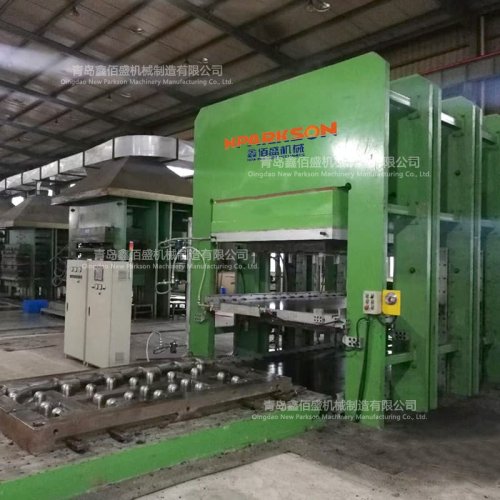 Frame type vulcanizing press