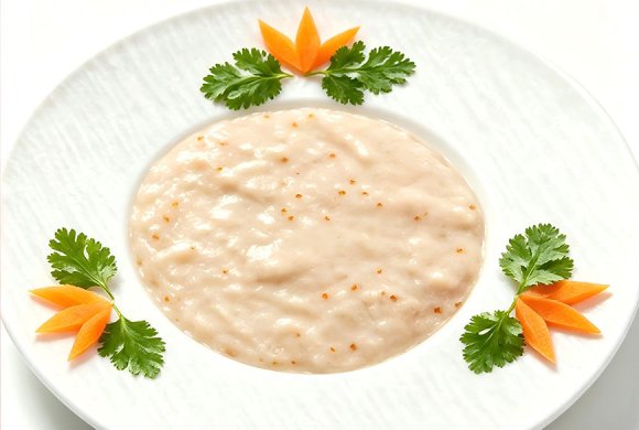 Flying fish roe fish tofu pudding