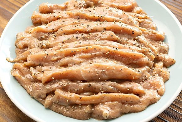 Black pepper duck fillet