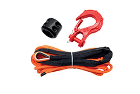 Winch hook + stopper + winch rope