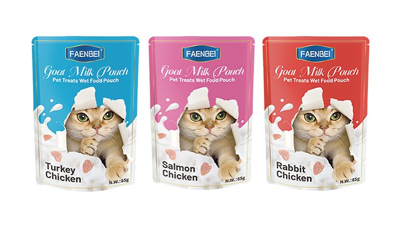 Goat Milk Pouch Pet Snack Meat Particles85g-12Bag