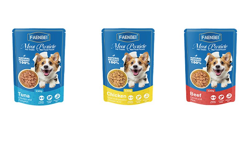 Meat Particle Pet Treats Wet Food Pouch 130g