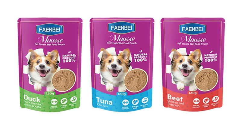 Mousse Pet Treats Wet Food Pouch 130g