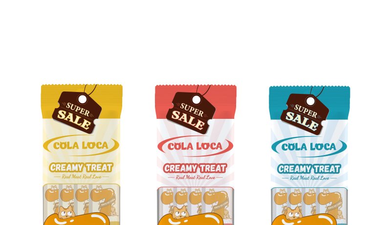 Super Sale Creamy Treat 15g*4