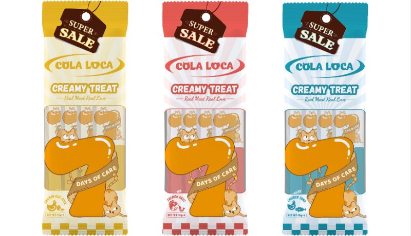 Super Sale Creamy Treat 15g*4