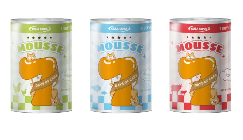COLA LOCA 7 Days Series Mousse Can Food
