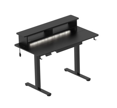 Single inverted 2-section 2-point board with storage rack-25A-C412R-534