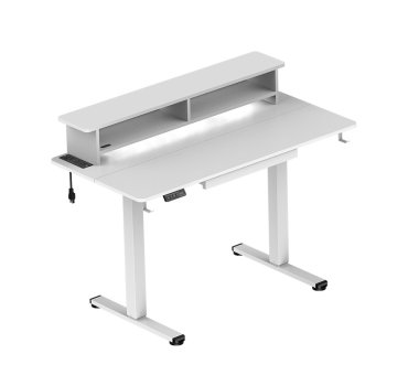 Single inverted 2-section 2-point board with storage rack-25A-C412R-534