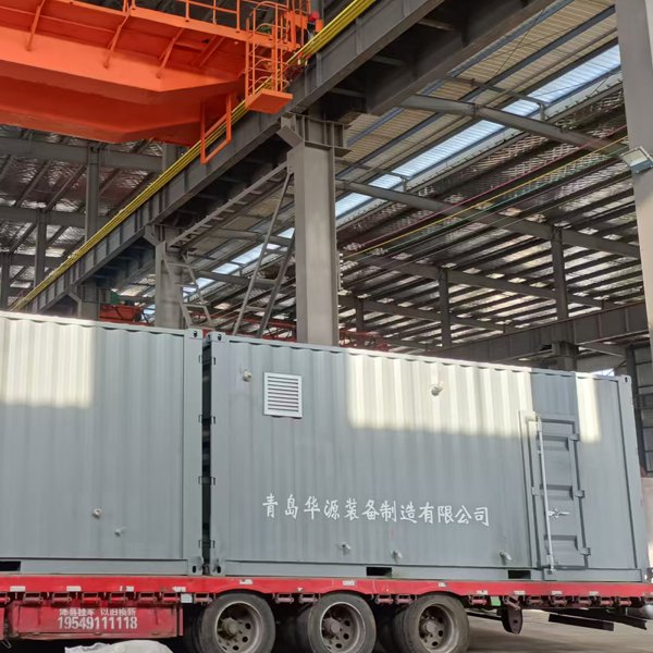 Skid-mounted steam boiler