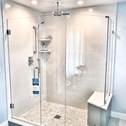 Frameless Tempered Glass Shower Enclosure for Modern Bathroom|Globalstar Glass