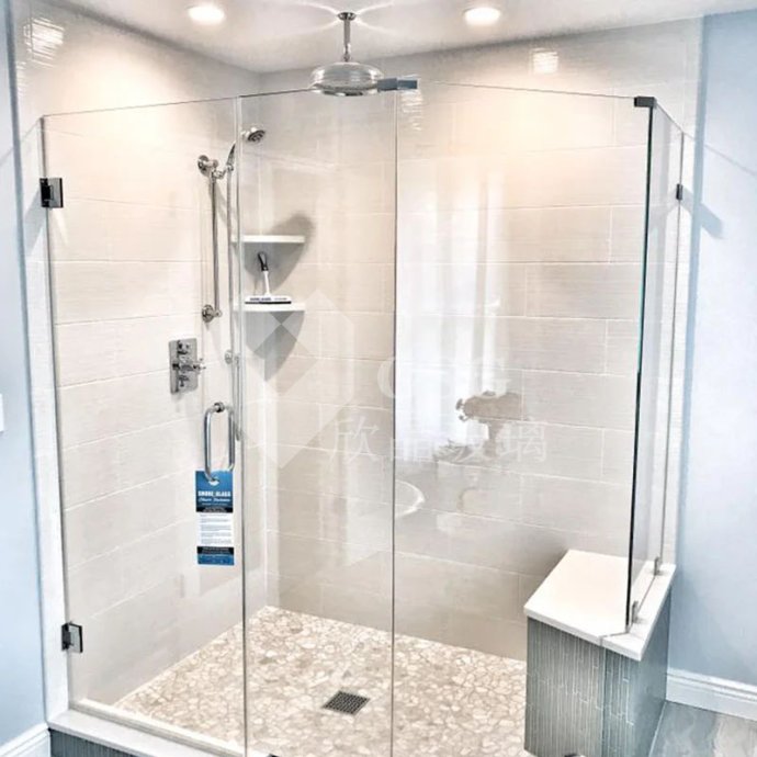 Frameless Tempered Glass Shower Enclosure for Modern Bathroom|Globalstar Glass