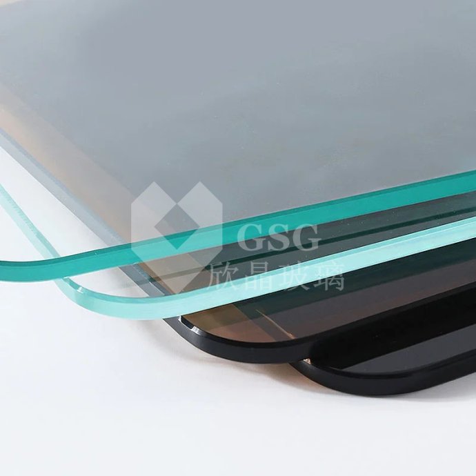 Multi-Color Tempered Glass Samples with Rounded Edges|Globalstar Glass