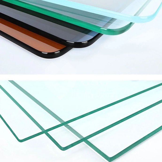 Clear and Colored Rounded Edge Tempered Glass Panels for Furniture|Globalstar Glass