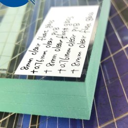 Ultra Clear Laminated Glass Cross Section Structure|Globalstar Glass 2