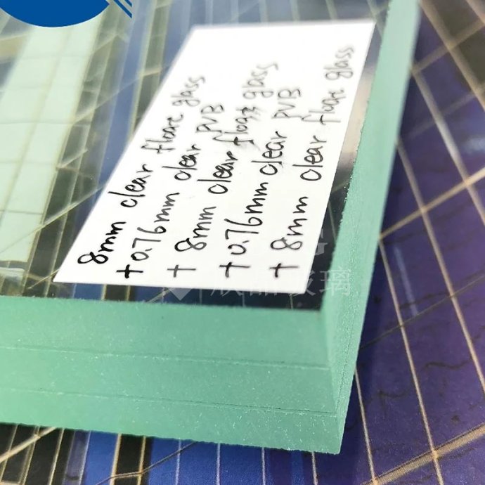 Ultra Clear Laminated Glass Cross Section Structure|Globalstar Glass 2