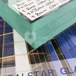 Ultra Clear Laminated Glass Cross Section Structure|Globalstar Glass 1