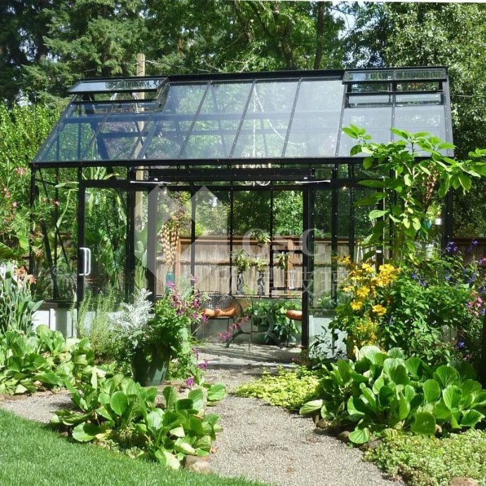 Courtyard Tempered Glass Sunroom|Greenhouse with Tempered Glass|Globalstar Glass 2