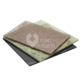 Decorative Fabric Laminated Glass with Textile Interlayer|Custom Art Glass|Globalstar Glass 1