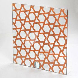 Geometric Printed Glass|Custom Decorative Glass Partition|Globalstar Glass