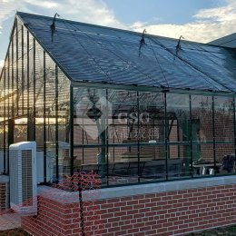 Commercial Glass Greenhouse|Tempered Glass Greenhouse with Ventilation System|Globalstar Glass