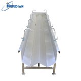 Hygienic trough for viscera handling in meat processing plants
