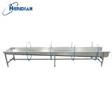 Custom offal collection trough for evisceration line