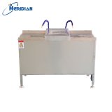 Chicken giblet washing system with membrane removal