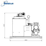 High-Capacity Ice Maker for Food Factories