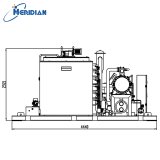 Efficient Cooling System with 25 Ton Flake Ice Machine for Food Industries