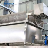Stainless steel crate washing machine for industrial poultry processing