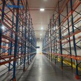 Bulk seafood storage inside high-volume cold room