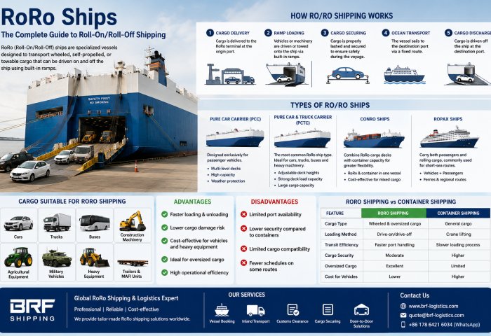 RoRo Ships: The Complete Guide to Roll-On/Roll-Off Shipping in 2026