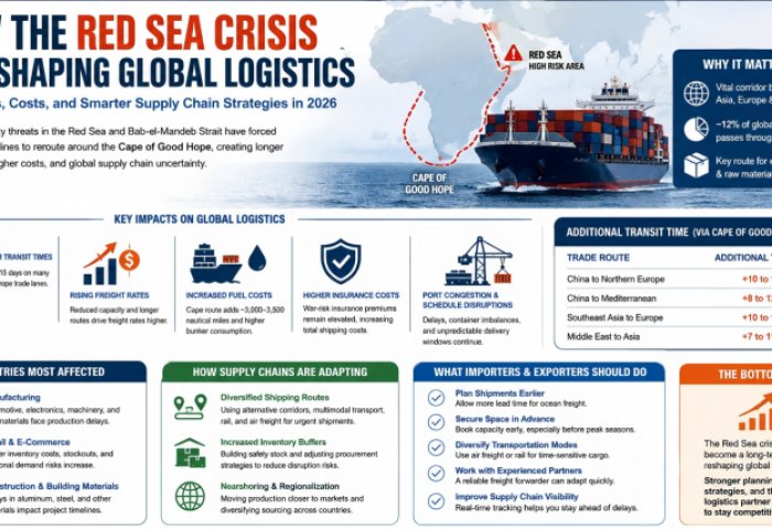 How the Red Sea Crisis Is Reshaping Global Logistics in 2026: Challenges, Costs, and Future Supply Chain Strategies