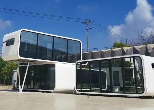 prefab double deck cabin interior