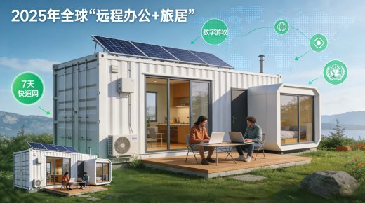 2025 Digital Nomad Boom: How Prefab Container Homes Pioneer Remote Work and Green Travel Era
