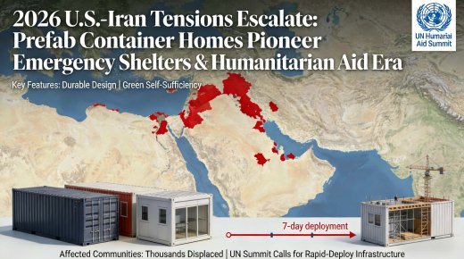 2026 U.S.-Iran Tensions Escalate: How Prefab Container Homes Pioneer Emergency Shelters and Humanitarian Aid Era