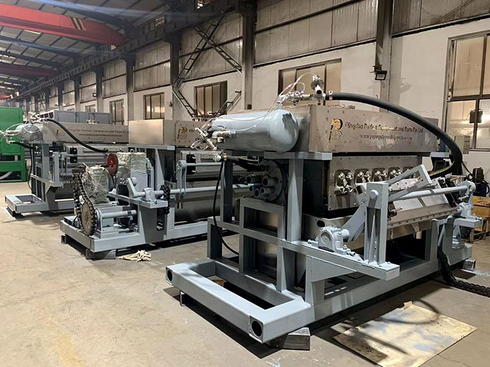 Coffee cup holder tray making machine