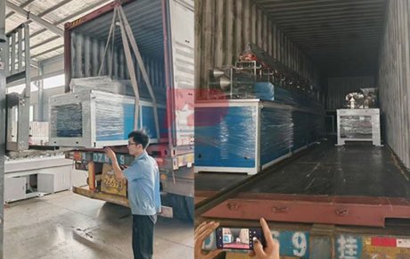 60 meters per minute working speed automatic craft paper angle board making machine finished shipment to Mexico