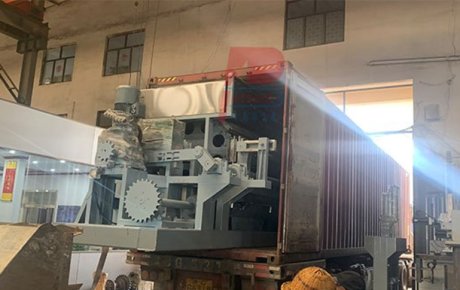 Automatic paper egg box tray making machine shipped to Vietnam