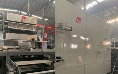 4-4 automatic paper pulp tray molding machine for Malaysia client finished shipment